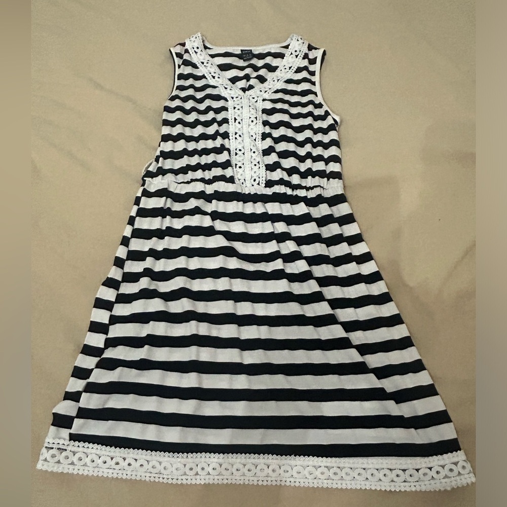 Striped Cotton Beachy Dress